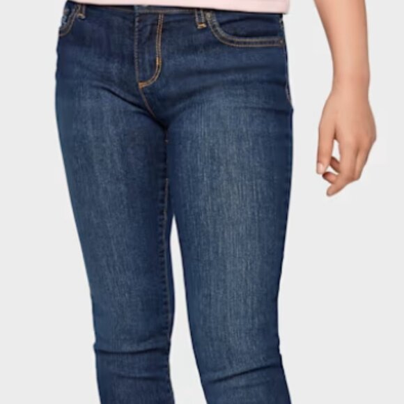 Children's Place Super Skinny Jeans 8 Slim Dark Wash Denim Stretch Pants - Picture 1 of 5